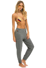 Load image into Gallery viewer, 5 STRIPE SWEATPANTS - HEATHER GREY 2 Women&#39;s Sweatpants Aviator Nation