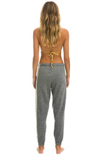 Load image into Gallery viewer, 5 STRIPE SWEATPANTS - HEATHER GREY // USA Women&#39;s Sweatpants Aviator Nation