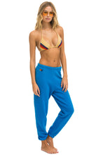 Load image into Gallery viewer, 5 STRIPE SWEATPANTS - OCEAN // BLUE Women&#39;s Sweatpants Aviator Nation