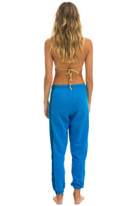 5 STRIPE SWEATPANTS - OCEAN // BLUE Women's Sweatpants Aviator Nation