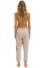 이미지를 갤러리 뷰어에 로드 , 5 STRIPE SWEATPANTS - SAND // TAN Women&#39;s Sweatpants Aviator Nation