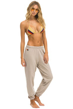 이미지를 갤러리 뷰어에 로드 , 5 STRIPE SWEATPANTS - SAND // TAN Women&#39;s Sweatpants Aviator Nation