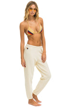 Load image into Gallery viewer, 5 STRIPE SWEATPANTS - VINTAGE WHITE // SAND Women&#39;s Sweatpants Aviator Nation