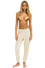 Load image into Gallery viewer, 5 STRIPE SWEATPANTS - VINTAGE WHITE // SAND Women&#39;s Sweatpants Aviator Nation