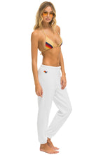 Load image into Gallery viewer, 5 STRIPE SWEATPANTS - WHITE // GREY Women&#39;s Sweatpants Aviator Nation