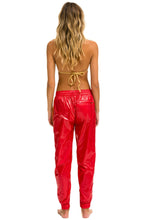 Cargar imagen en el visor de la galería, 5 STRIPE WIND PANT - CHERRY GLOSSY Women&#39;s Sweatpants Aviator Nation