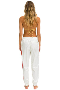 5 STRIPE WIND PANT - VINTAGE WHITE GLOSSY Women's Sweatpants Aviator Nation