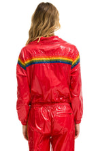 Load image into Gallery viewer, 5 STRIPE - WINDBREAKER CHERRY GLOSSY Women&#39;s Outerwear Aviator Nation