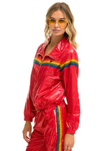 Load image into Gallery viewer, 5 STRIPE - WINDBREAKER CHERRY GLOSSY Women&#39;s Outerwear Aviator Nation