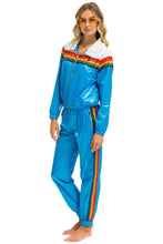 Load image into Gallery viewer, 5 STRIPE WINDBREAKER - VINTAGE WHITE // DRESDEN GLOSSY Women&#39;s Outerwear Aviator Nation