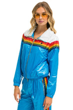 Load image into Gallery viewer, 5 STRIPE WINDBREAKER - VINTAGE WHITE // DRESDEN GLOSSY Women&#39;s Outerwear Aviator Nation