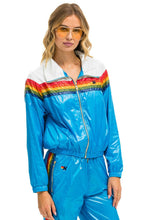 Load image into Gallery viewer, 5 STRIPE WINDBREAKER - VINTAGE WHITE // DRESDEN GLOSSY Women&#39;s Outerwear Aviator Nation
