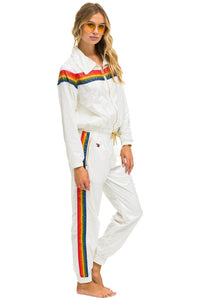 5 STRIPE WINDBREAKER - VINTAGE WHITE Women's Outerwear Aviator Nation