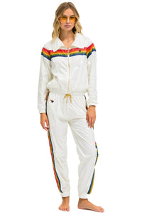 5 STRIPE WINDBREAKER - VINTAGE WHITE Women's Outerwear Aviator Nation