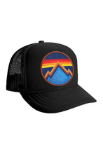 Load image into Gallery viewer, ALL SEASONS CIRCLE - KIDS VINTAGE FOAM TRUCKER Kid&#39;s Hat Aviator Nation OS BLACK