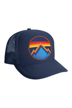 Load image into Gallery viewer, ALL SEASONS CIRCLE - KIDS VINTAGE FOAM TRUCKER Kid&#39;s Hat Aviator Nation OS NAVY
