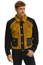 Last inn bildet i Galleri-visningsprogrammet, ASPEN SHERPA UNISEX DENIM JACKET - BLACK HONEY Denim Jacket Aviator Nation