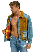 Load image into Gallery viewer, ASPEN SHERPA UNISEX DENIM JACKET - MEDIUM VINTAGE Denim Jacket Aviator Nation