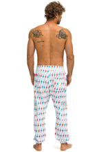 Last inn bildet i Galleri-visningsprogrammet, AVIATOR BOLT W/ BOLT EMBROIDERY SWEATPANTS - WHITE // USA Men&#39;s Sweatpants Aviator Nation