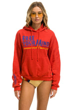 Cargar imagen en el visor de la galería, AVIATOR NATION + AIM YOUTH MENTAL HEALTH RELAXED PULLOVER HOODIE - RED Hoodie Aviator Nation