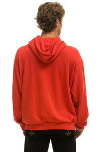 AVIATOR NATION + AIM YOUTH MENTAL HEALTH RELAXED PULLOVER HOODIE - RED Hoodie Aviator Nation