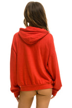 Cargar imagen en el visor de la galería, AVIATOR NATION + AIM YOUTH MENTAL HEALTH RELAXED PULLOVER HOODIE - RED Hoodie Aviator Nation