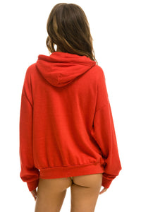 AVIATOR NATION + AIM YOUTH MENTAL HEALTH RELAXED PULLOVER HOODIE - RED Hoodie Aviator Nation