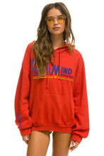 Cargar imagen en el visor de la galería, AVIATOR NATION + AIM YOUTH MENTAL HEALTH RELAXED PULLOVER HOODIE - RED Hoodie Aviator Nation