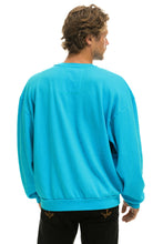 Cargar imagen en el visor de la galería, AVIATOR NATION + AIM YOUTH MENTAL HEALTH RELAXED SWEATSHIRT - NEON BLUE Sweatshirt Aviator Nation
