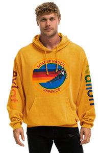 AVIATOR NATION ASPEN RELAXED PULLOVER HOODIE - GOLD Hoodie Aviator Nation