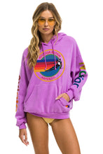 Load image into Gallery viewer, AVIATOR NATION ASPEN RELAXED PULLOVER HOODIE - NEON PURPLE Hoodie Aviator Nation