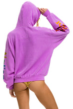 Load image into Gallery viewer, AVIATOR NATION ASPEN RELAXED PULLOVER HOODIE - NEON PURPLE Hoodie Aviator Nation