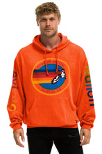 将图片加载到图库查看器，AVIATOR NATION AUSTIN RELAXED PULLOVER HOODIE - ORANGE Hoodie Aviator Nation