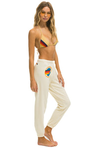 AVIATOR NATION AUSTIN SWEATPANTS - VINTAGE WHITE Women's Sweatpants Aviator Nation