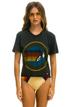 Last inn bildet i Galleri-visningsprogrammet, AVIATOR NATION HAIGHT ASHBURY BOYFRIEND TEE - CHARCOAL SALE Aviator Nation