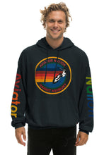 Load image into Gallery viewer, AVIATOR NATION HAIGHT ASHBURY RELAXED PULLOVER HOODIE - CHAROCAL Hoodie Aviator Nation