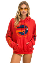 Load image into Gallery viewer, AVIATOR NATION HAIGHT ASHBURY RELAXED PULLOVER HOODIE - RED Hoodie Aviator Nation