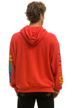 Load image into Gallery viewer, AVIATOR NATION HAIGHT ASHBURY RELAXED PULLOVER HOODIE - RED Hoodie Aviator Nation