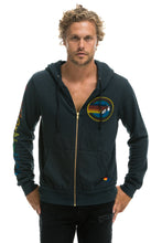 Load image into Gallery viewer, AVIATOR NATION LA JOLLA ZIP HOODIE - CHARCOAL Hoodie Aviator Nation