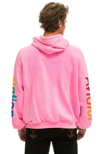 Load image into Gallery viewer, AVIATOR NATION LAGUNA BEACH RELAXED PULLOVER HOODIE - NEON PINK Hoodie Aviator Nation