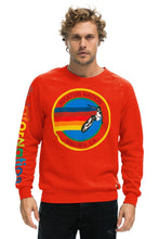 Load image into Gallery viewer, AVIATOR NATION MALIBU CREW SWEATSHIRT - RED Sweatshirt Aviator Nation