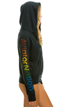 将图片加载到图库查看器，AVIATOR NATION MALIBU HOODIE - CHARCOAL Hoodie Aviator Nation