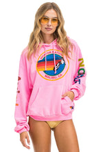 Load image into Gallery viewer, AVIATOR NATION MALIBU RELAXED PULLOVER HOODIE - NEON PINK Hoodie Aviator Nation
