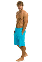 Load image into Gallery viewer, AVIATOR NATION MALIBU SWEATSHORTS - NEON BLUE Men&#39;s Sweatshorts Aviator Nation
