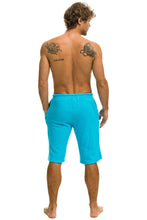Load image into Gallery viewer, AVIATOR NATION MALIBU SWEATSHORTS - NEON BLUE Men&#39;s Sweatshorts Aviator Nation