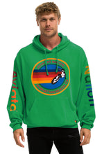 Load image into Gallery viewer, AVIATOR NATION MANHATTAN BEACH RELAXED PULLOVER HOODIE - KELLY GREEN Hoodie Aviator Nation
