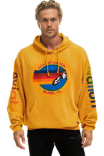 Load image into Gallery viewer, AVIATOR NATION MIAMI RELAXED PULLOVER HOODIE - GOLD Hoodie Aviator Nation