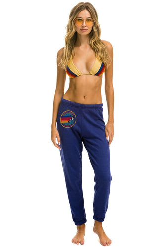 AVIATOR NATION MIAMI SWEATPANTS - PURPLE Women's Sweatpants Aviator Nation