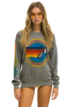 Load image into Gallery viewer, AVIATOR NATION MIAMI SWEATSHIRT - HEATHER GREY SALE Aviator Nation