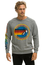 Last inn bildet i Galleri-visningsprogrammet, AVIATOR NATION MILL VALLEY SWEATSHIRT - HEATHER GREY Sweatshirt Aviator Nation